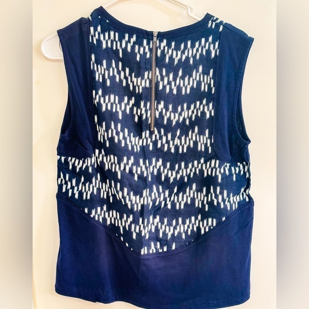 J. Crew Sleeveless Linen & Cotton Top Sz Small - Picture 3 of 7